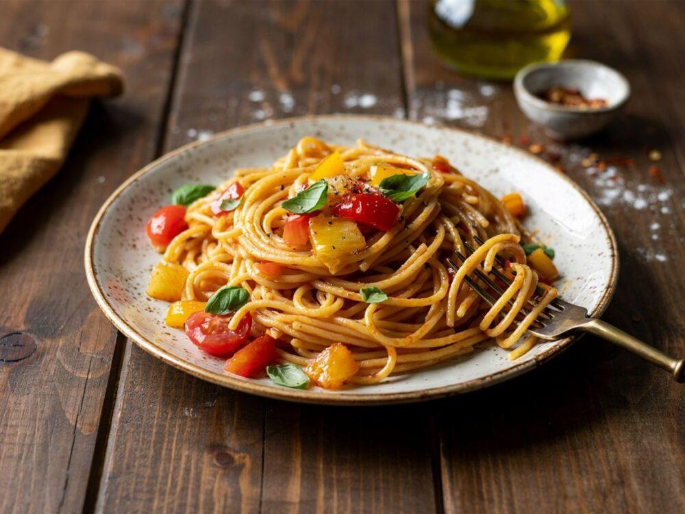 gotowe spaghetti z sosem