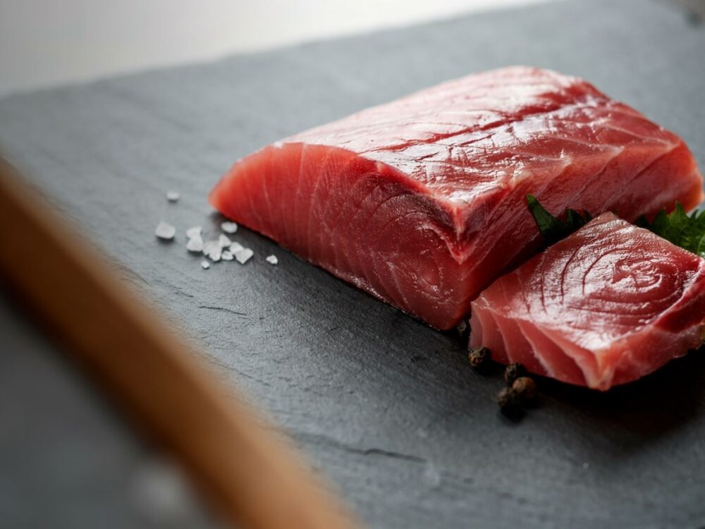 różne gatunki tuńczyka do sushi