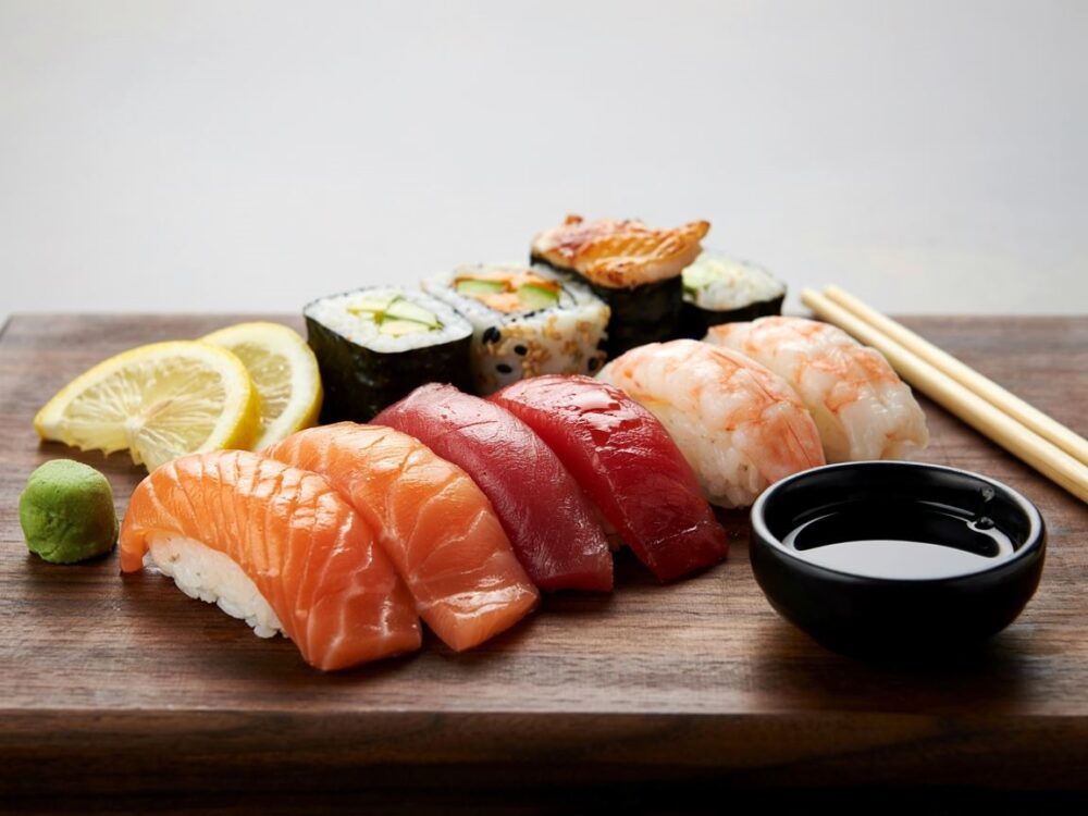 surowa ryba do sushi